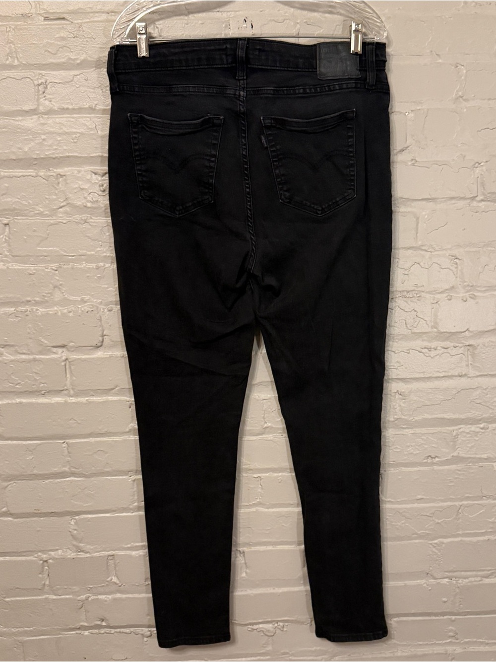 Levi’s 721 Skinny High Rise Denim Jeans 33 Black - Picture 2 of 7